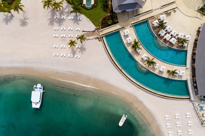 Sandals Saint Vincent private beach