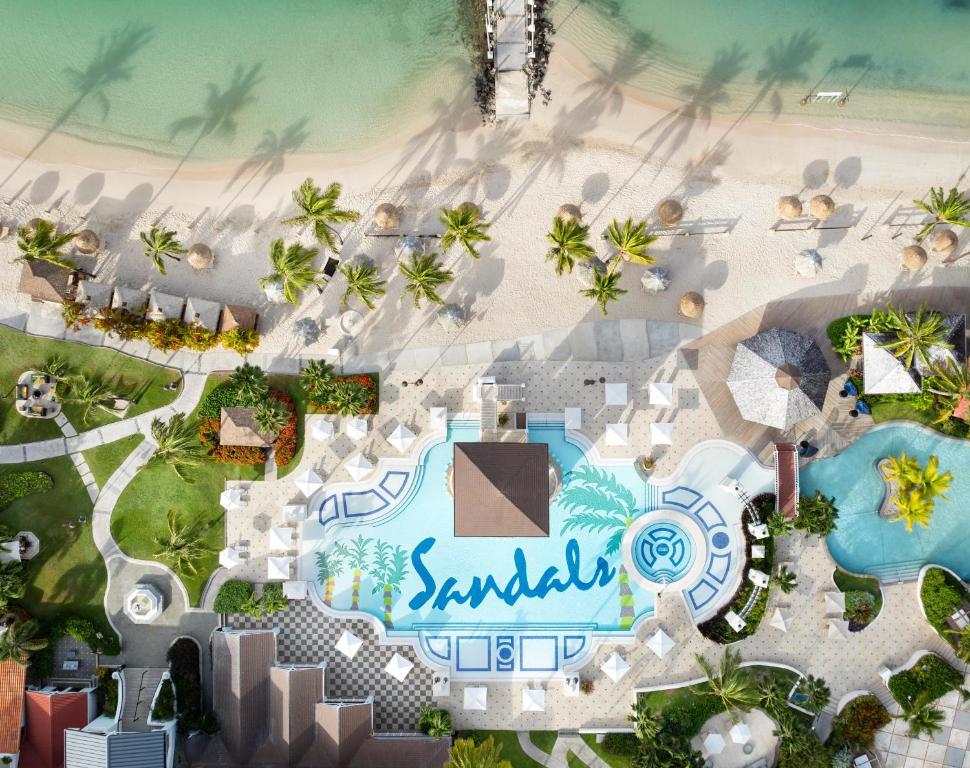 Best Sandals Reort for Honeymoon Sandals Grande St Lucian Beach