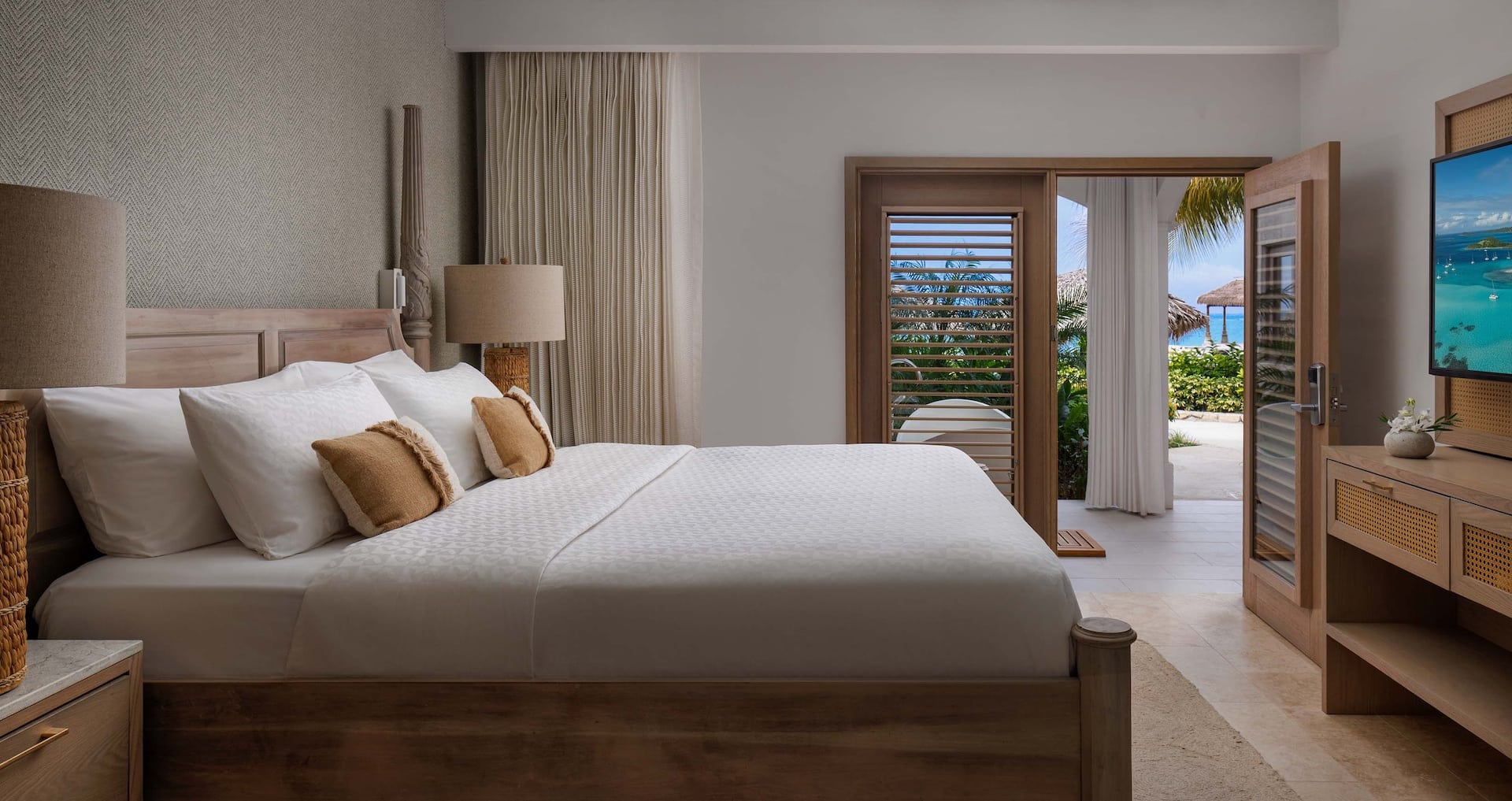 Beachfront Club Villa Suite w/ Outdoor Tranquility Soaking Tub at Sandals Montego Bay