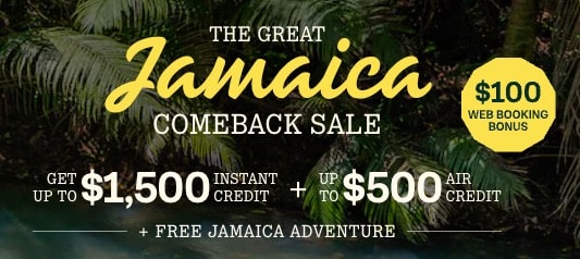 Banner for the Jamaica Comeback sale